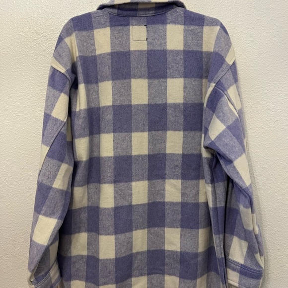 Blue checkered Shacket - Picture 2 of 2